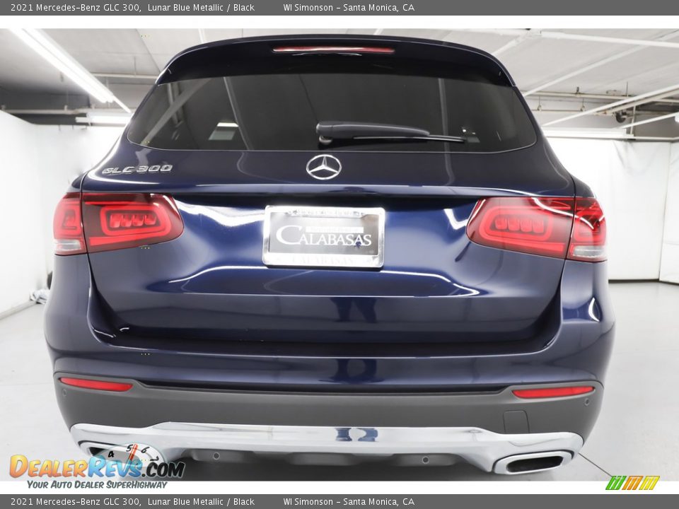 2021 Mercedes-Benz GLC 300 Lunar Blue Metallic / Black Photo #7