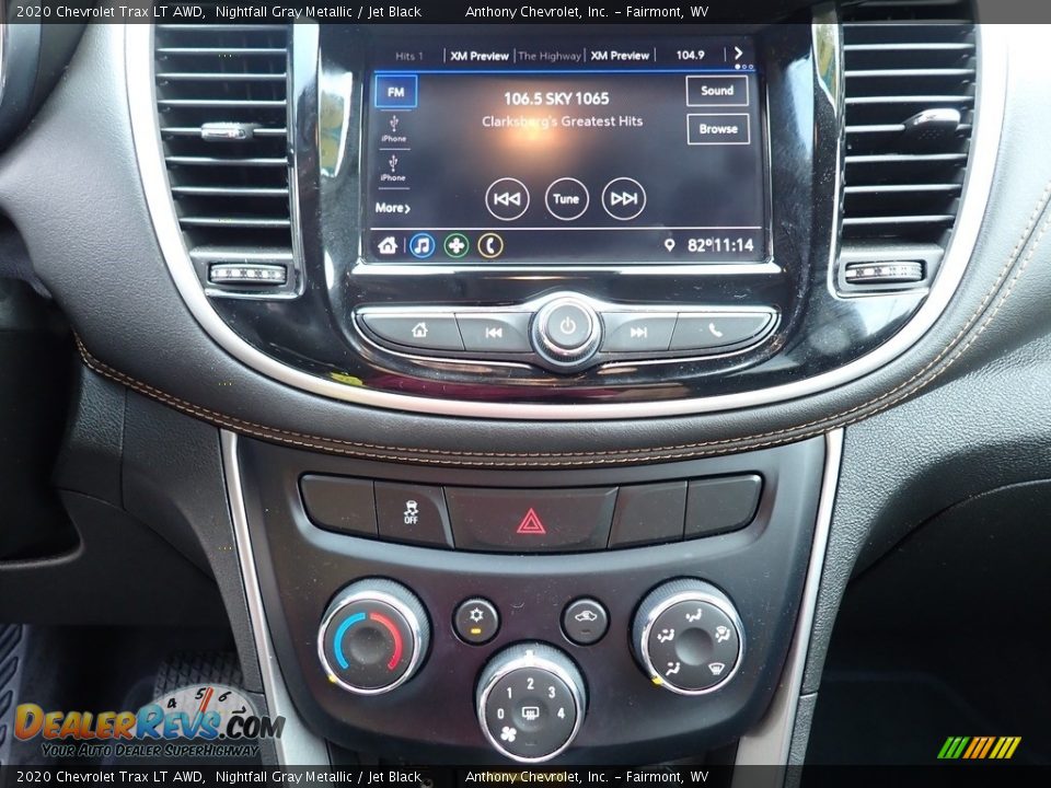 2020 Chevrolet Trax LT AWD Nightfall Gray Metallic / Jet Black Photo #19