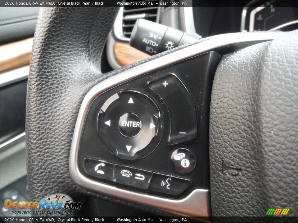 2020 Honda CR-V EX AWD Crystal Black Pearl / Black Photo #26