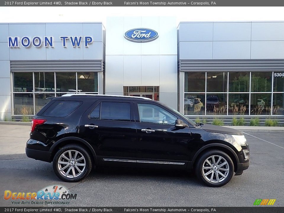 2017 Ford Explorer Limited 4WD Shadow Black / Ebony Black Photo #1