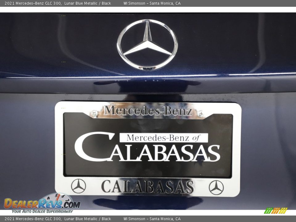 2021 Mercedes-Benz GLC 300 Lunar Blue Metallic / Black Photo #10