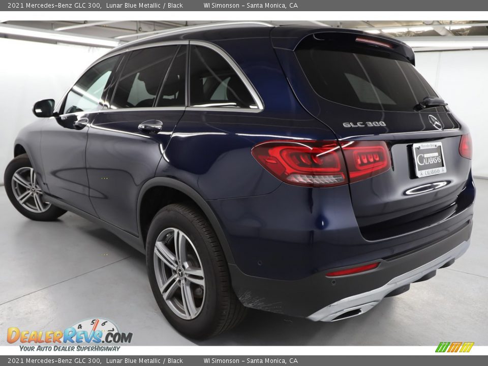 2021 Mercedes-Benz GLC 300 Lunar Blue Metallic / Black Photo #13