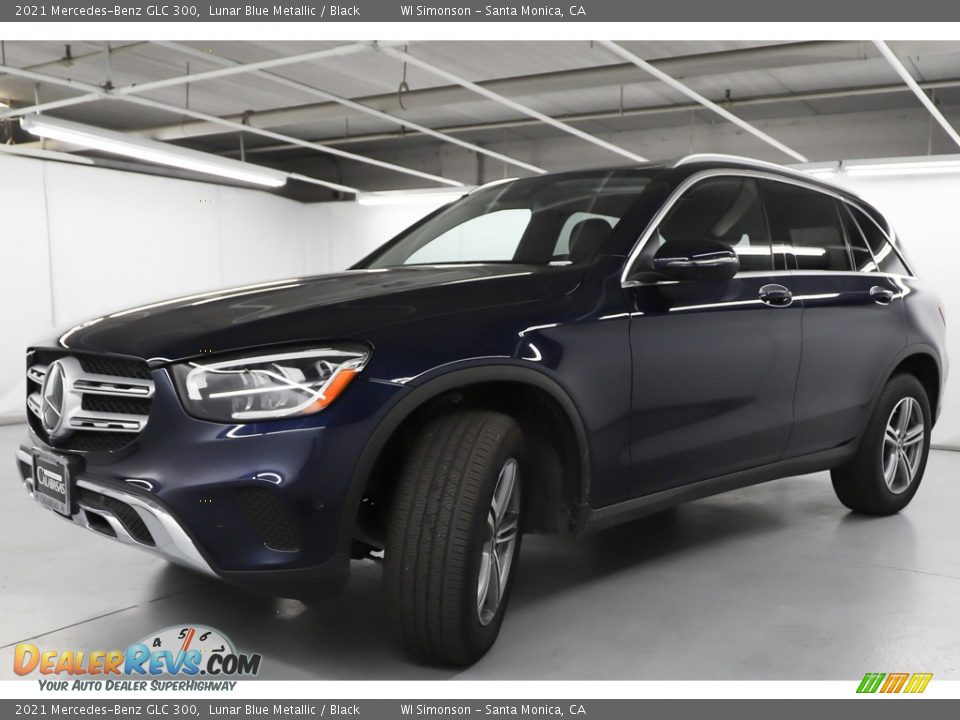 2021 Mercedes-Benz GLC 300 Lunar Blue Metallic / Black Photo #14