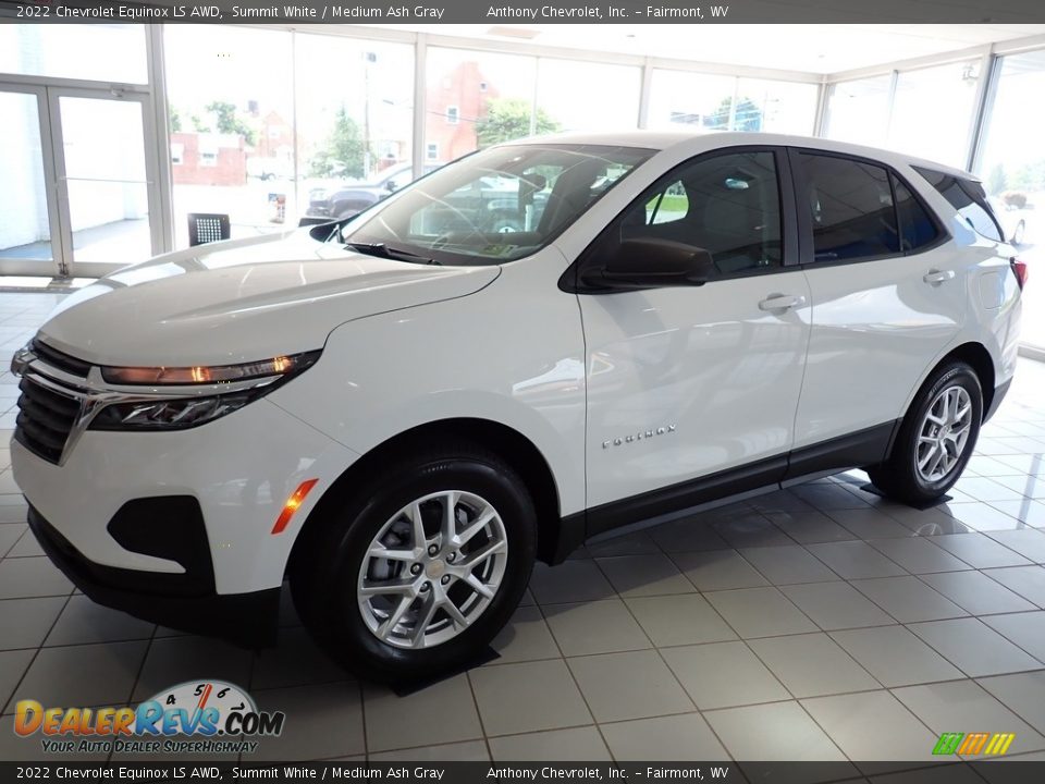 2022 Chevrolet Equinox LS AWD Summit White / Medium Ash Gray Photo #7