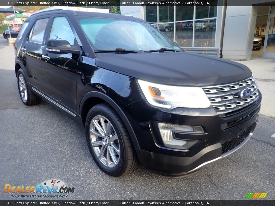 2017 Ford Explorer Limited 4WD Shadow Black / Ebony Black Photo #9