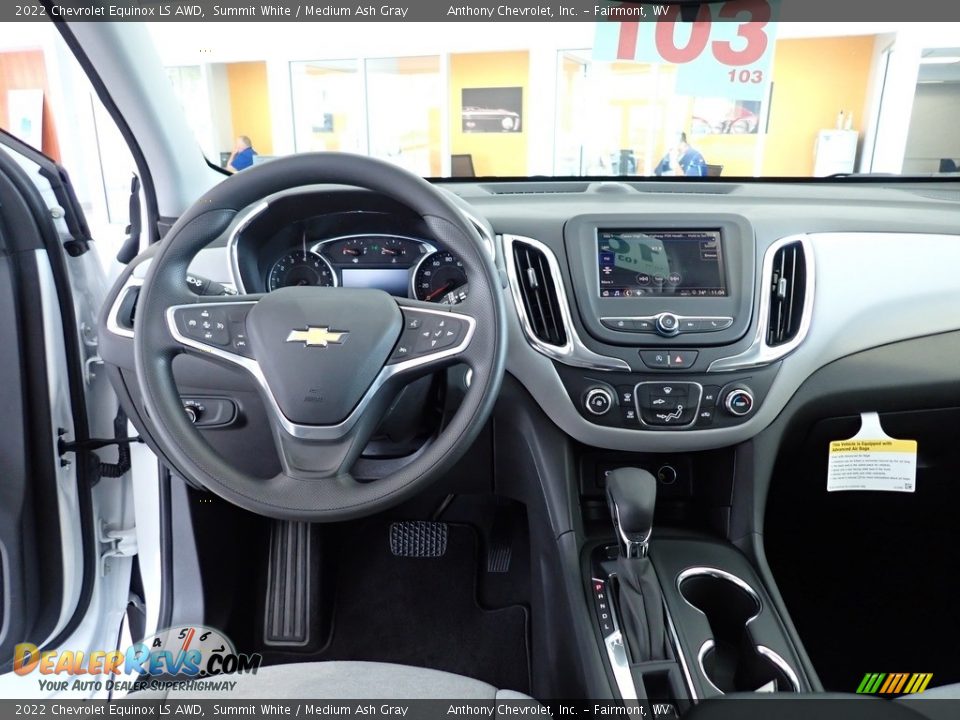 2022 Chevrolet Equinox LS AWD Summit White / Medium Ash Gray Photo #12