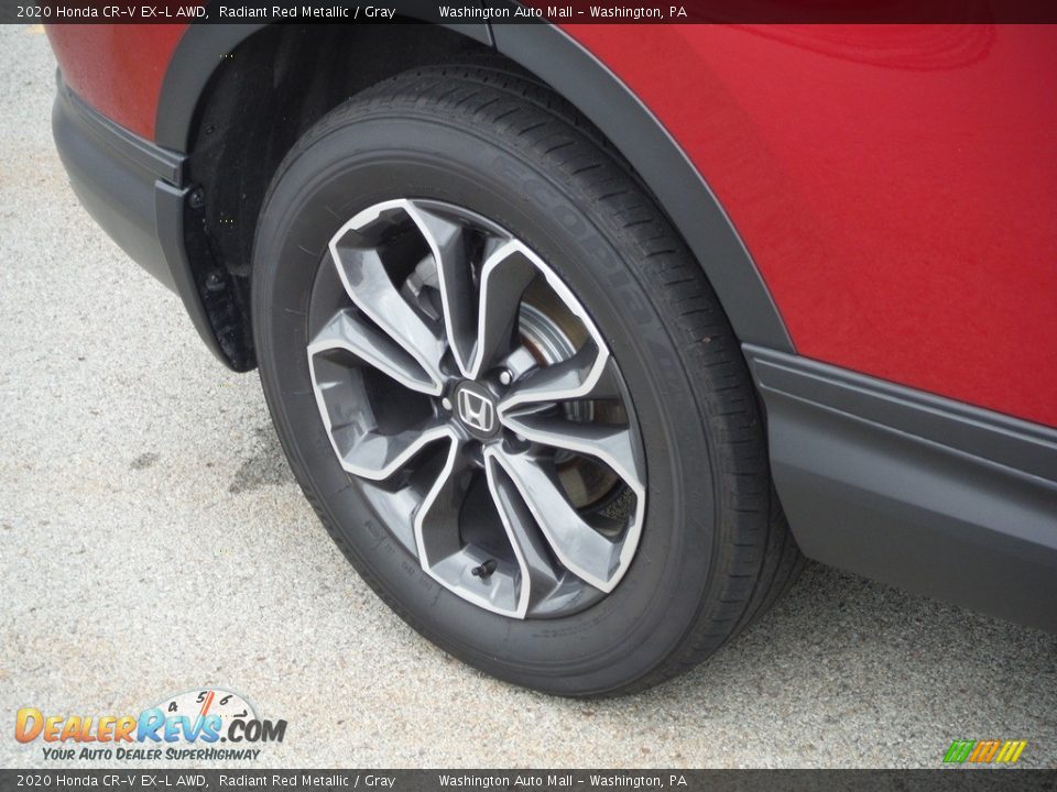 2020 Honda CR-V EX-L AWD Radiant Red Metallic / Gray Photo #3