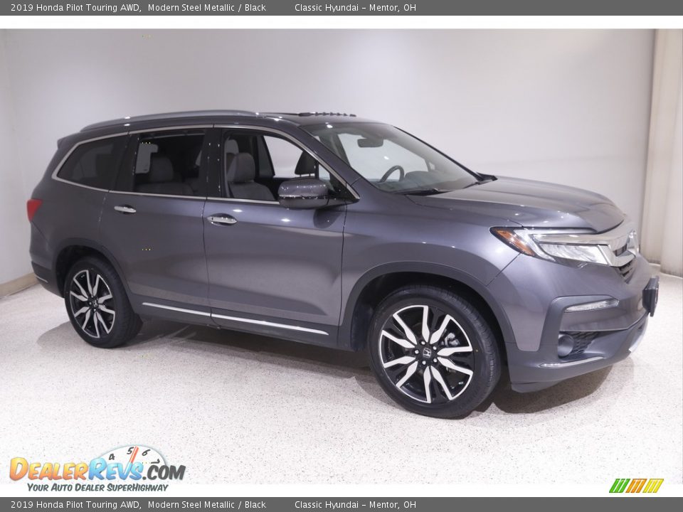 2019 Honda Pilot Touring AWD Modern Steel Metallic / Black Photo #1