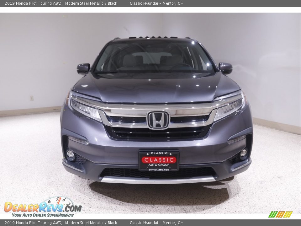 2019 Honda Pilot Touring AWD Modern Steel Metallic / Black Photo #2