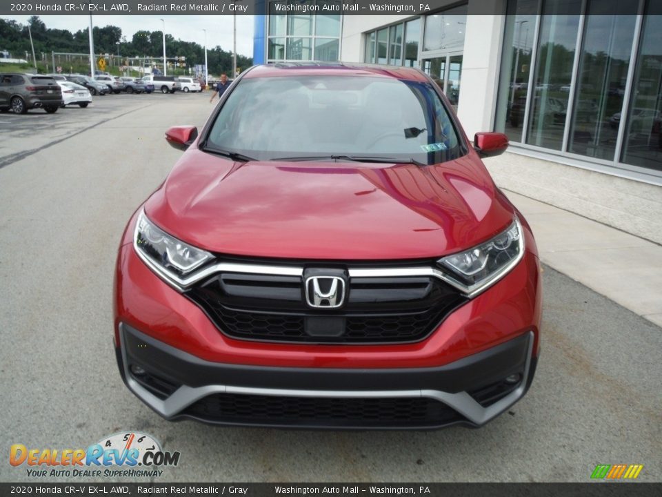 2020 Honda CR-V EX-L AWD Radiant Red Metallic / Gray Photo #5