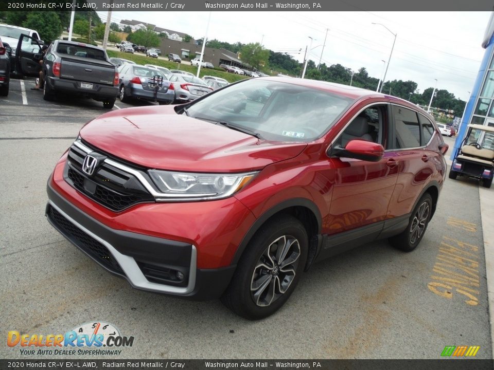 2020 Honda CR-V EX-L AWD Radiant Red Metallic / Gray Photo #6