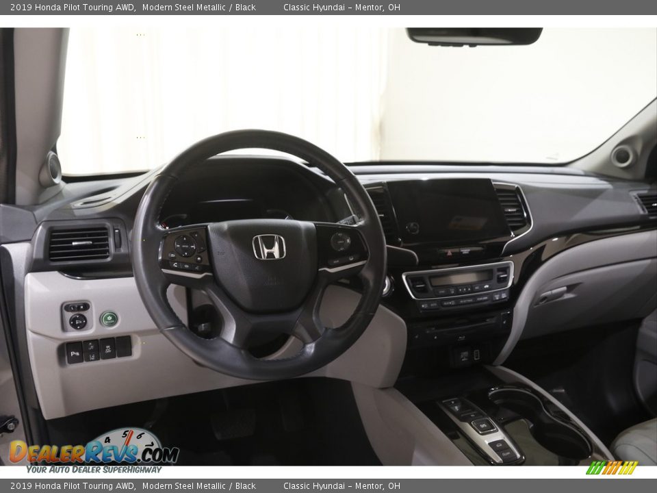 2019 Honda Pilot Touring AWD Modern Steel Metallic / Black Photo #6