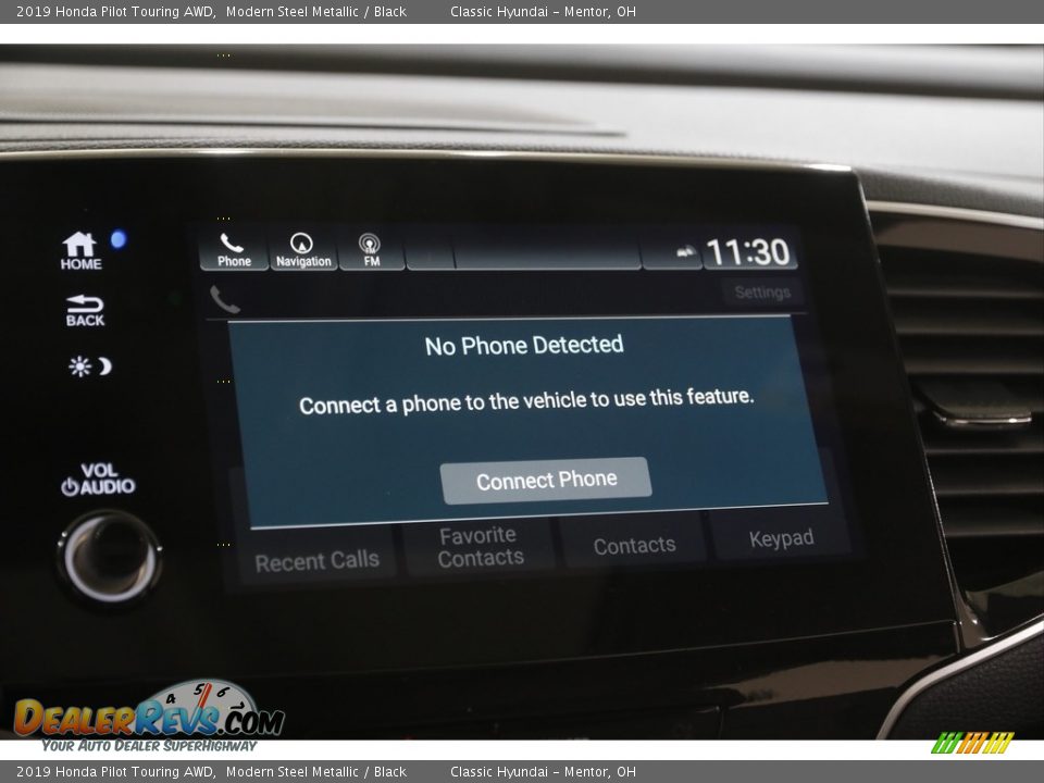 2019 Honda Pilot Touring AWD Modern Steel Metallic / Black Photo #11