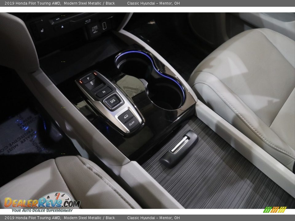 2019 Honda Pilot Touring AWD Modern Steel Metallic / Black Photo #15
