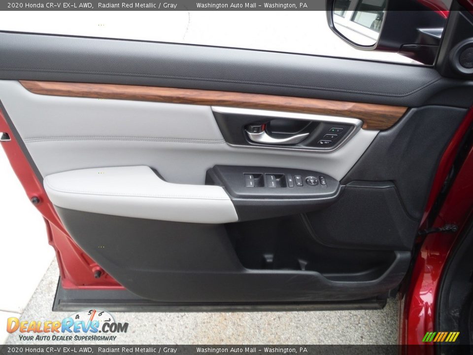 2020 Honda CR-V EX-L AWD Radiant Red Metallic / Gray Photo #15