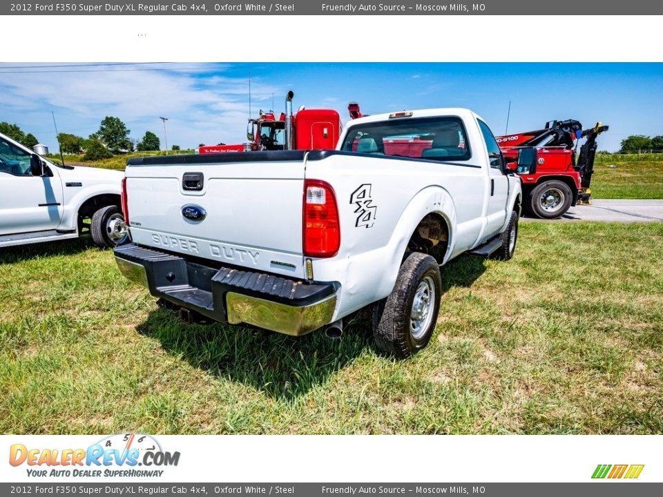 2012 Ford F350 Super Duty XL Regular Cab 4x4 Oxford White / Steel Photo #4