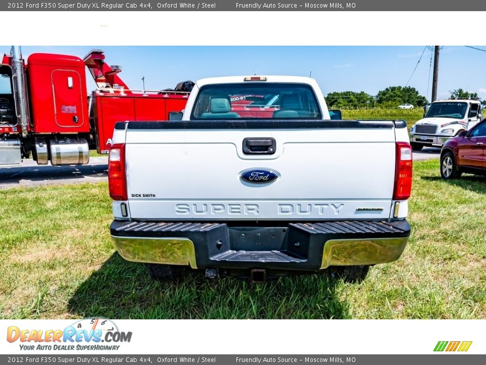 2012 Ford F350 Super Duty XL Regular Cab 4x4 Oxford White / Steel Photo #5