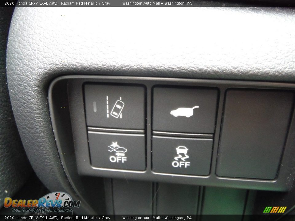 2020 Honda CR-V EX-L AWD Radiant Red Metallic / Gray Photo #17