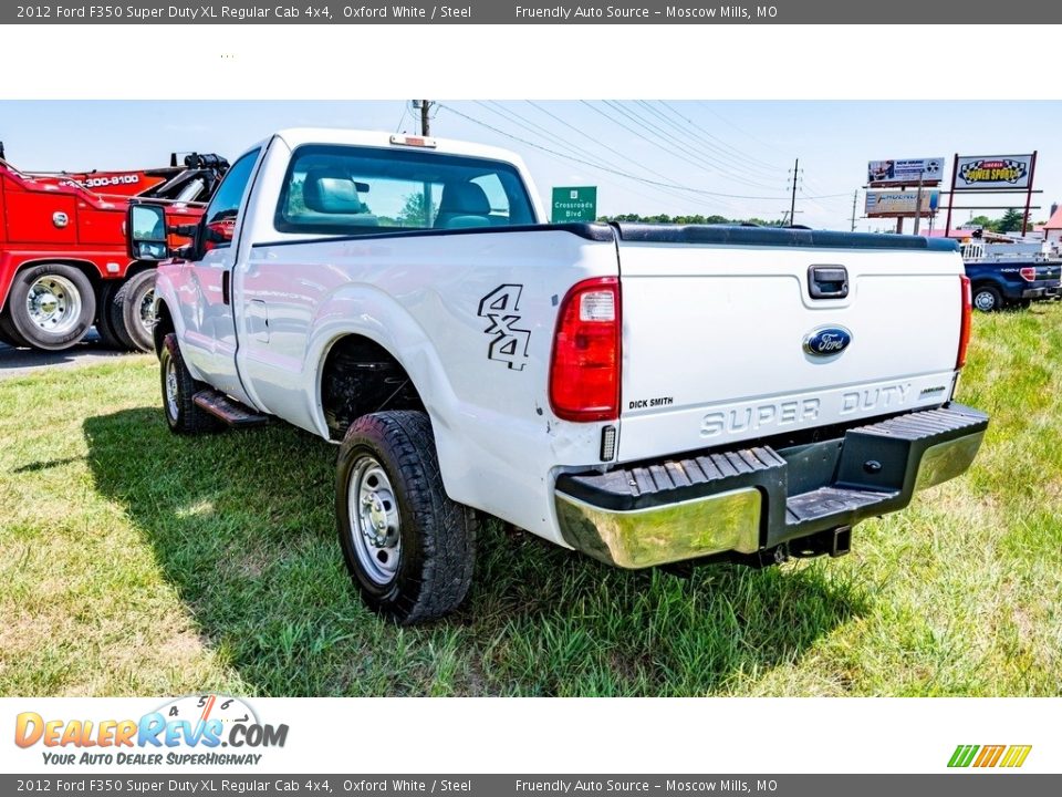 2012 Ford F350 Super Duty XL Regular Cab 4x4 Oxford White / Steel Photo #6