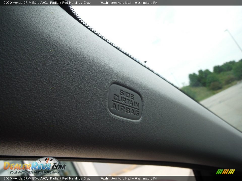 2020 Honda CR-V EX-L AWD Radiant Red Metallic / Gray Photo #18