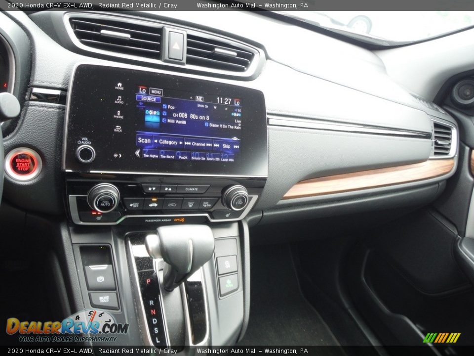 2020 Honda CR-V EX-L AWD Radiant Red Metallic / Gray Photo #20