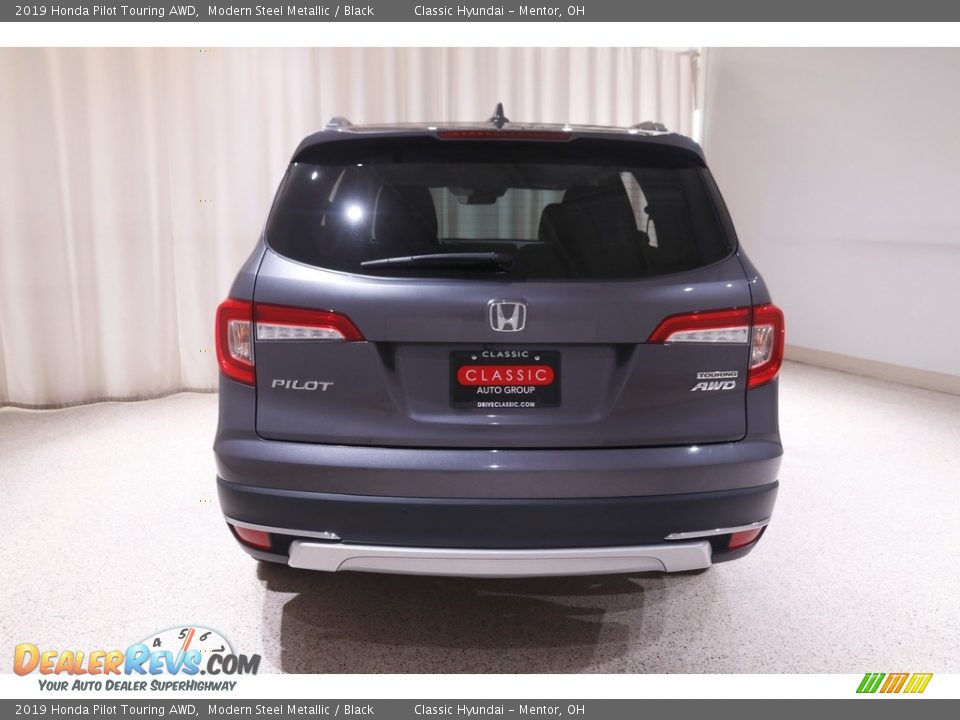 2019 Honda Pilot Touring AWD Modern Steel Metallic / Black Photo #22