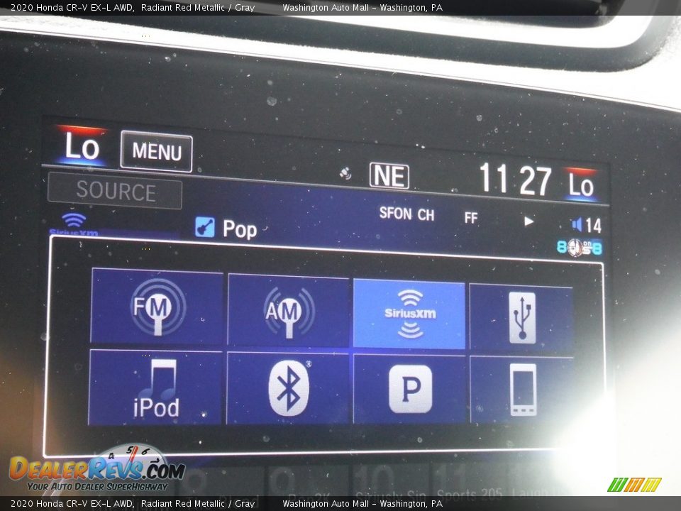 2020 Honda CR-V EX-L AWD Radiant Red Metallic / Gray Photo #21
