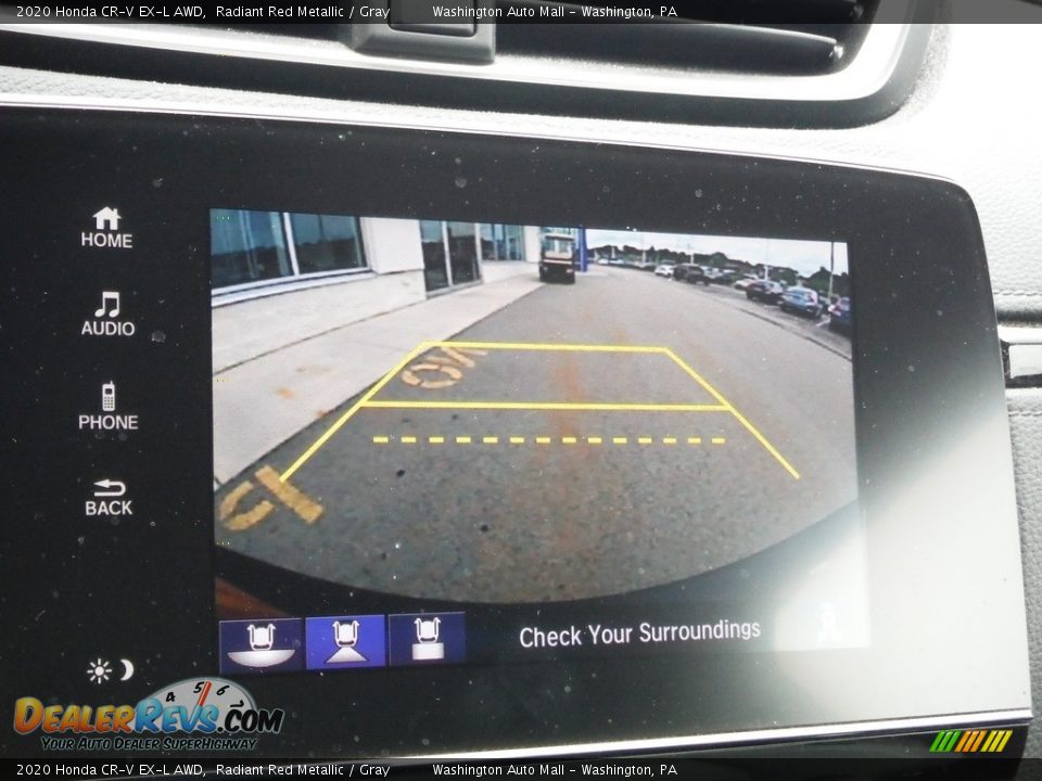 2020 Honda CR-V EX-L AWD Radiant Red Metallic / Gray Photo #22