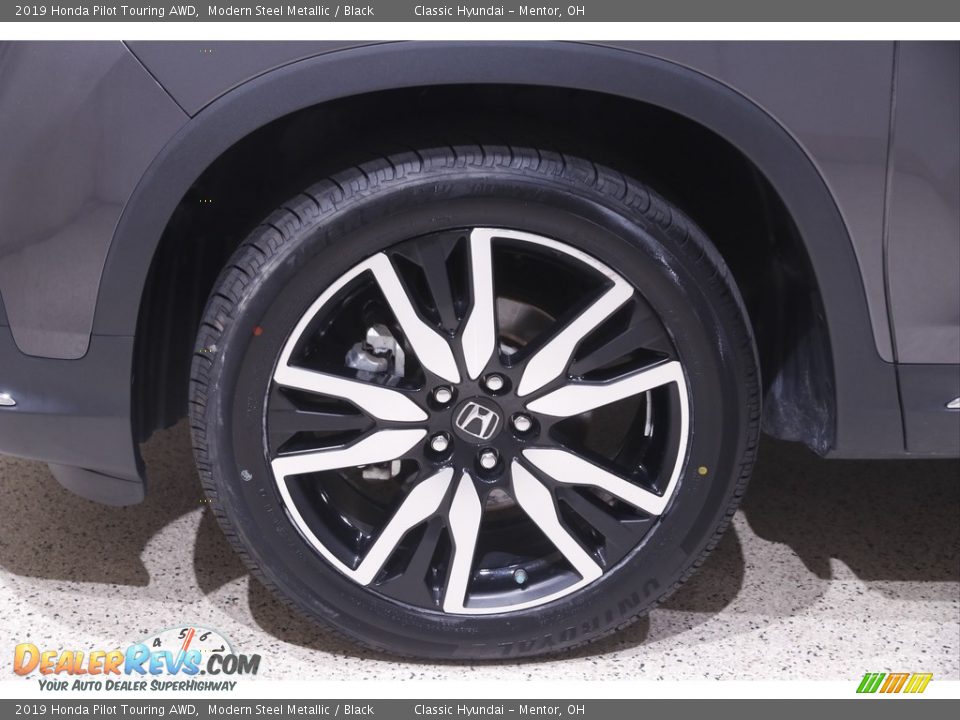 2019 Honda Pilot Touring AWD Modern Steel Metallic / Black Photo #24