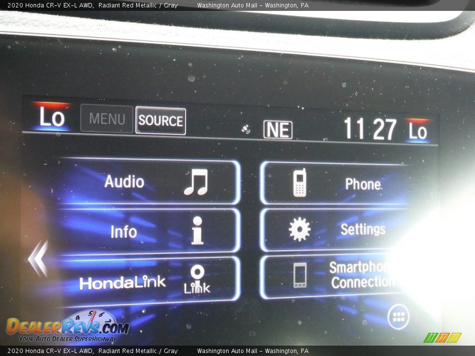 2020 Honda CR-V EX-L AWD Radiant Red Metallic / Gray Photo #23
