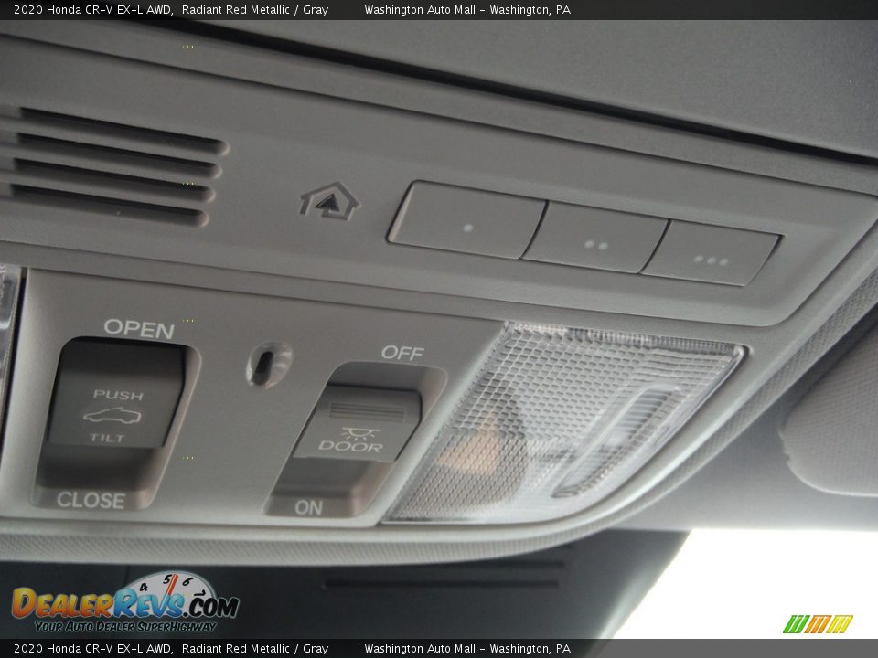 2020 Honda CR-V EX-L AWD Radiant Red Metallic / Gray Photo #24