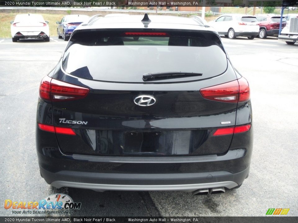 2020 Hyundai Tucson Ultimate AWD Black Noir Pearl / Black Photo #8