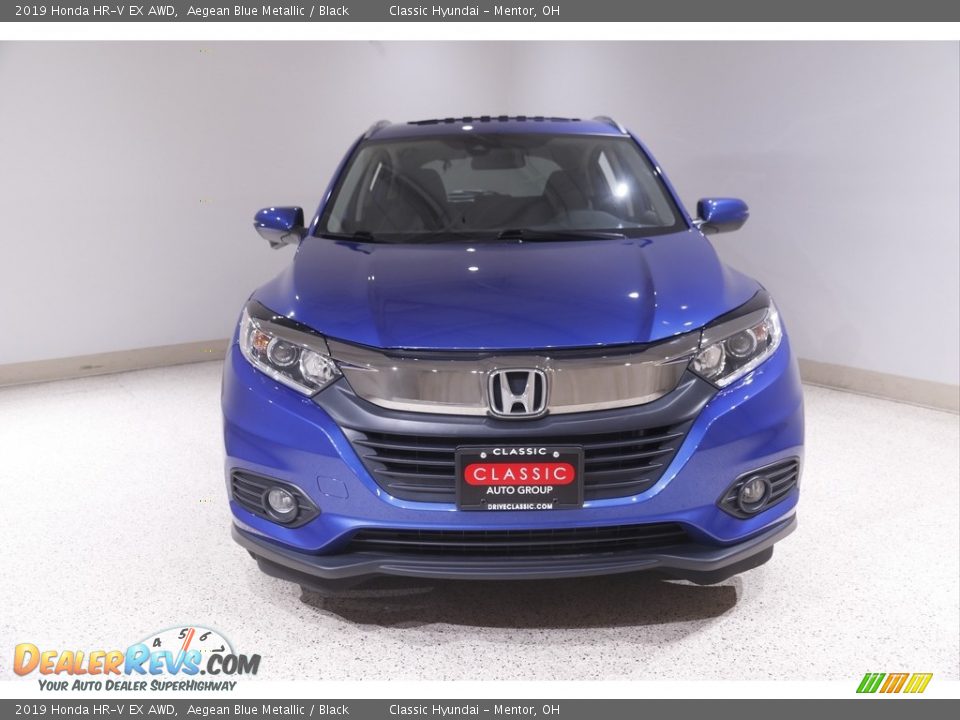 2019 Honda HR-V EX AWD Aegean Blue Metallic / Black Photo #2