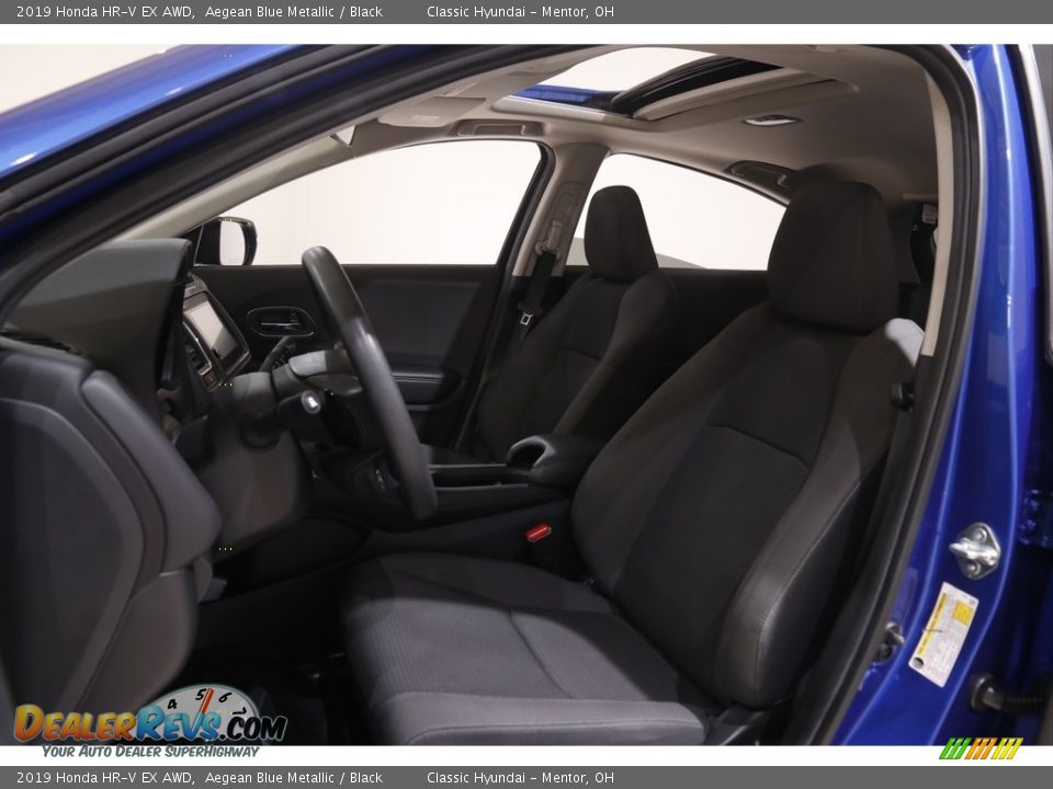 2019 Honda HR-V EX AWD Aegean Blue Metallic / Black Photo #5