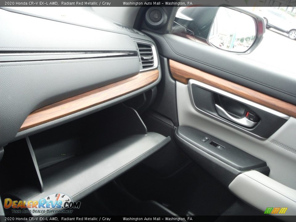 2020 Honda CR-V EX-L AWD Radiant Red Metallic / Gray Photo #28
