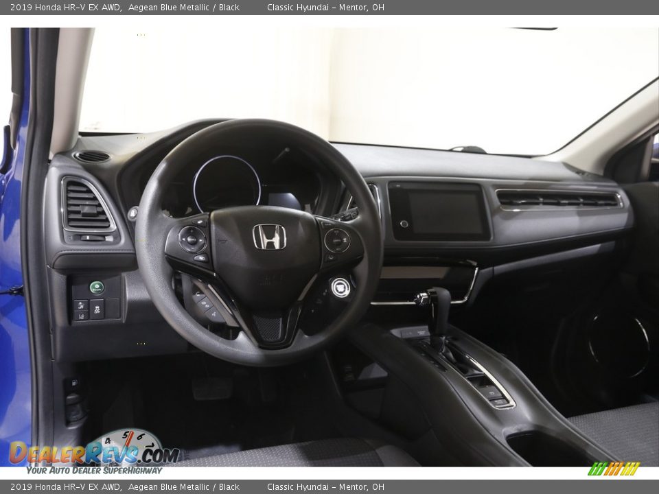 2019 Honda HR-V EX AWD Aegean Blue Metallic / Black Photo #6