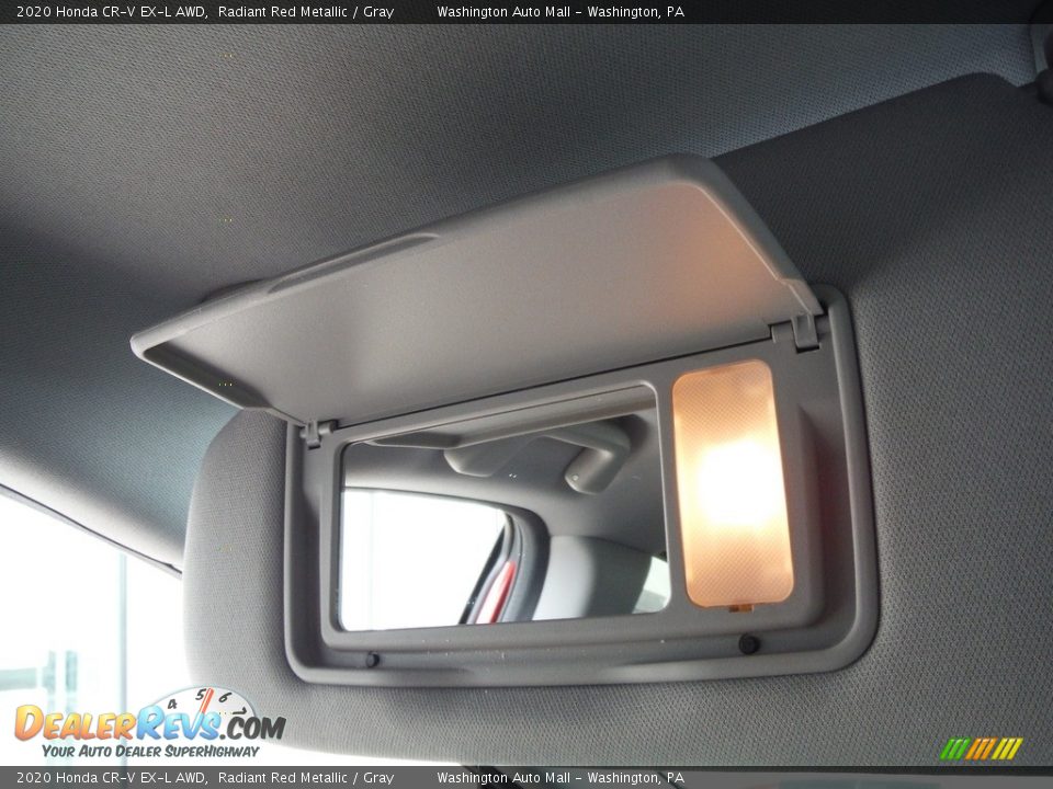 2020 Honda CR-V EX-L AWD Radiant Red Metallic / Gray Photo #29