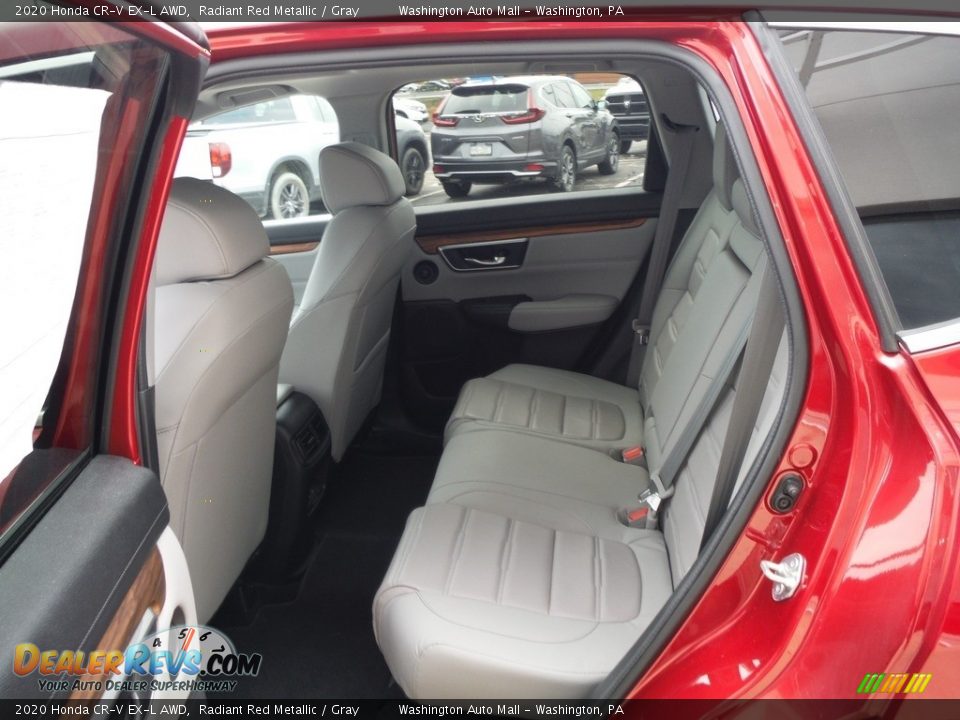 2020 Honda CR-V EX-L AWD Radiant Red Metallic / Gray Photo #30