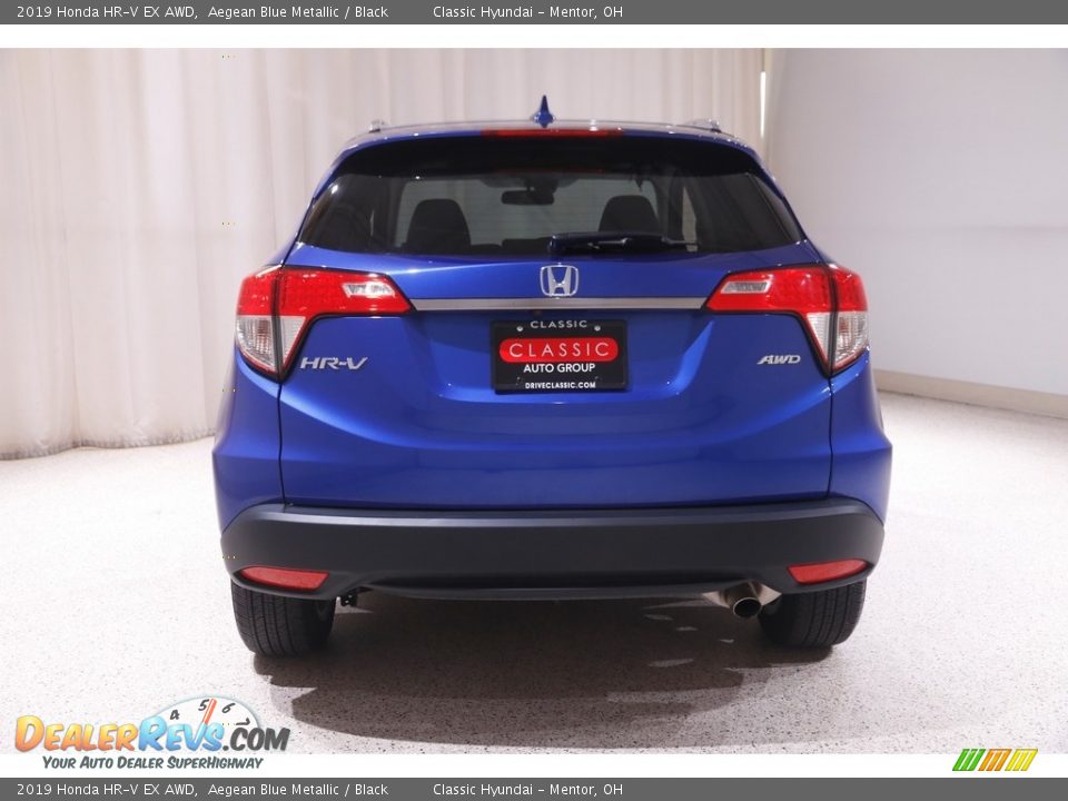 2019 Honda HR-V EX AWD Aegean Blue Metallic / Black Photo #17