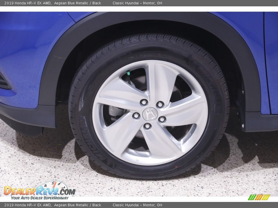 2019 Honda HR-V EX AWD Aegean Blue Metallic / Black Photo #19