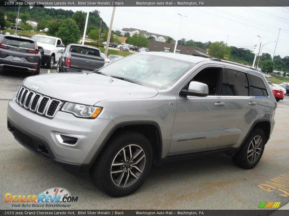 2020 Jeep Grand Cherokee Laredo 4x4 Billet Silver Metallic / Black Photo #5