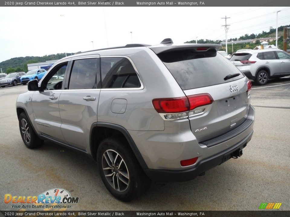 2020 Jeep Grand Cherokee Laredo 4x4 Billet Silver Metallic / Black Photo #7