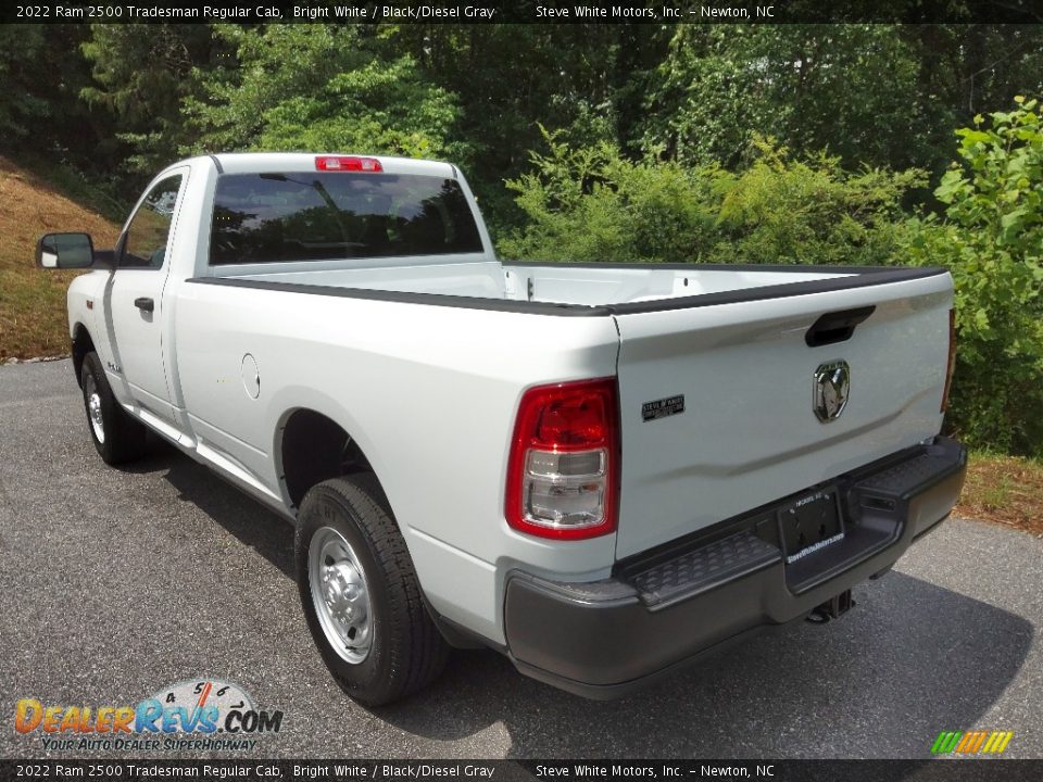 2022 Ram 2500 Tradesman Regular Cab Bright White / Black/Diesel Gray Photo #9