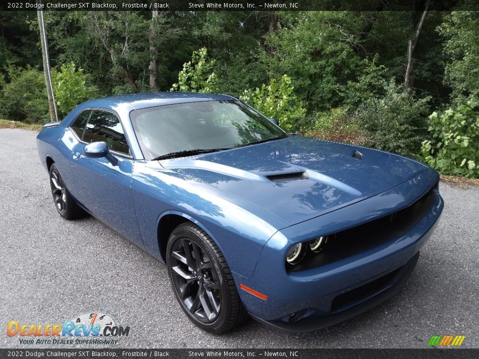 2022 Dodge Challenger SXT Blacktop Frostbite / Black Photo #4