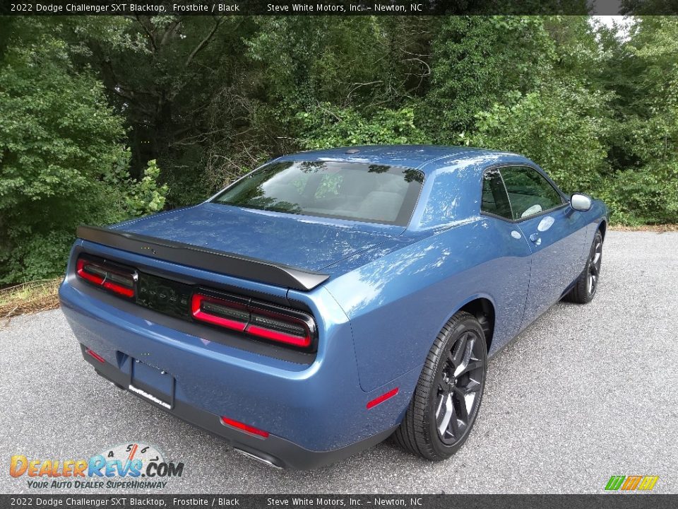 2022 Dodge Challenger SXT Blacktop Frostbite / Black Photo #6