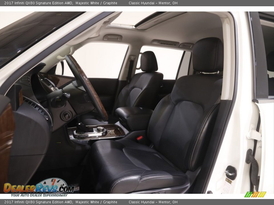 Front Seat of 2017 Infiniti QX80 Signature Edition AWD Photo #5