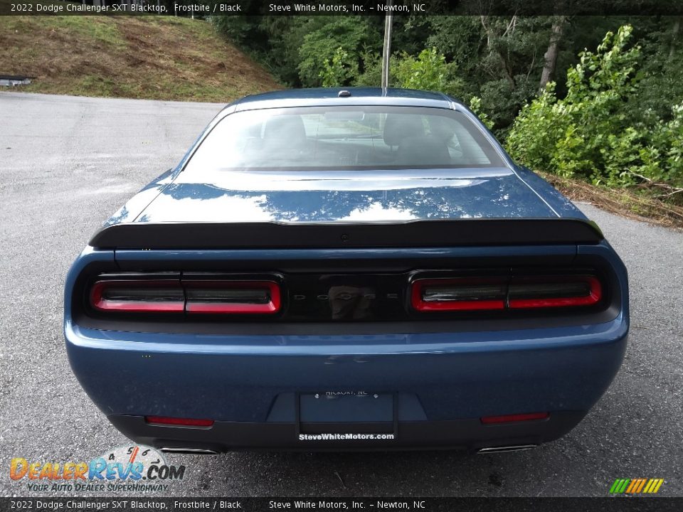 2022 Dodge Challenger SXT Blacktop Frostbite / Black Photo #7