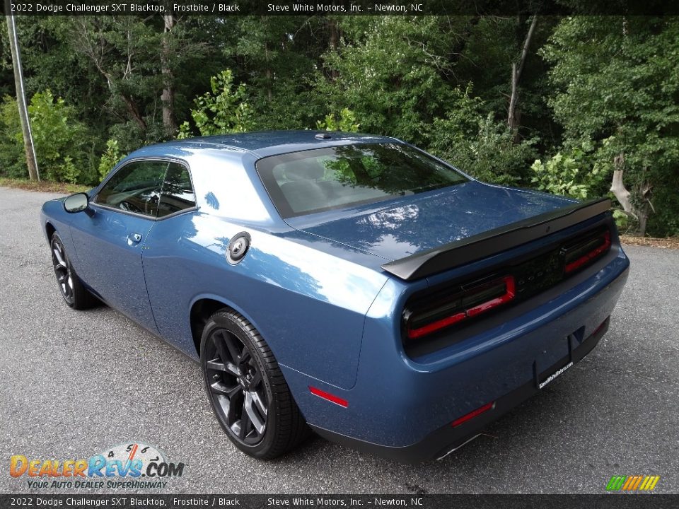 2022 Dodge Challenger SXT Blacktop Frostbite / Black Photo #8