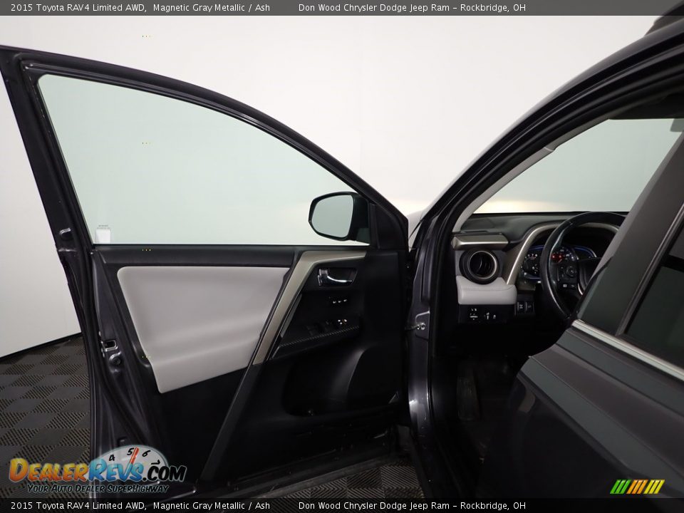 2015 Toyota RAV4 Limited AWD Magnetic Gray Metallic / Ash Photo #12