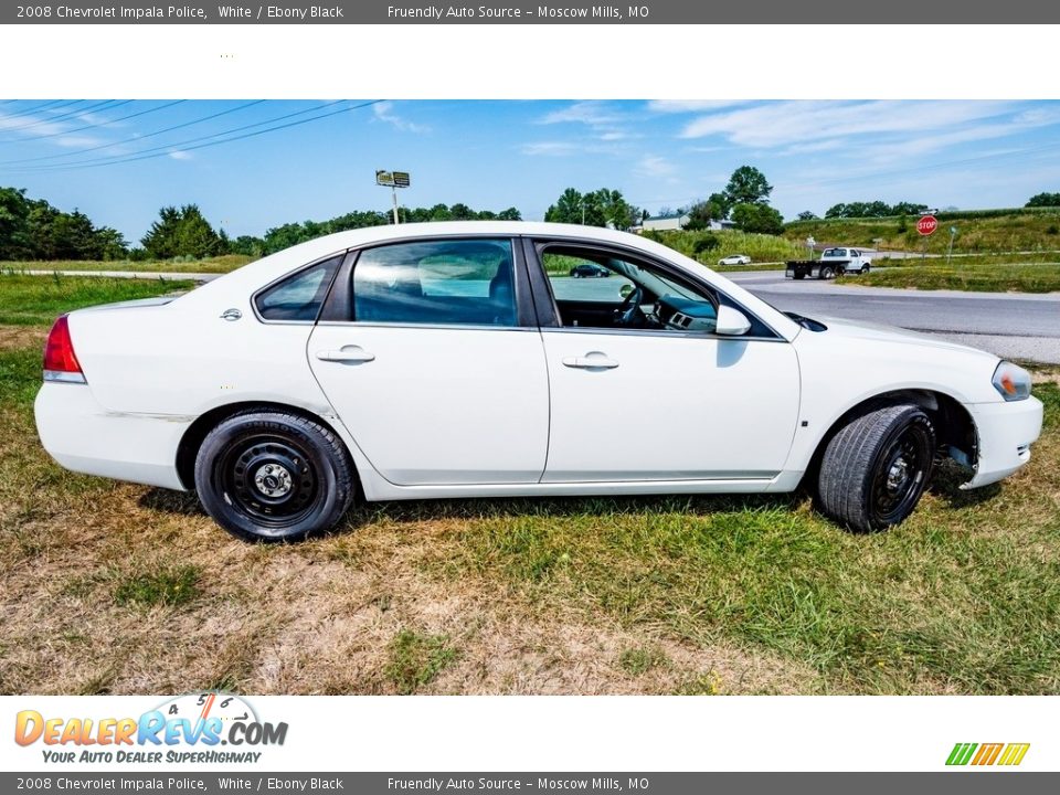 White 2008 Chevrolet Impala Police Photo #5